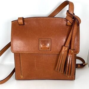 Dooney & Bourke Brown Leather Crossbody Bag